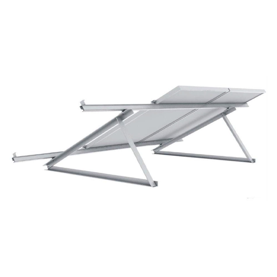 Fastensol Triangle Bracket MPTB-GS - 30 Degree Flat Roof & Ground Mount Solar Bracket (Portrait)