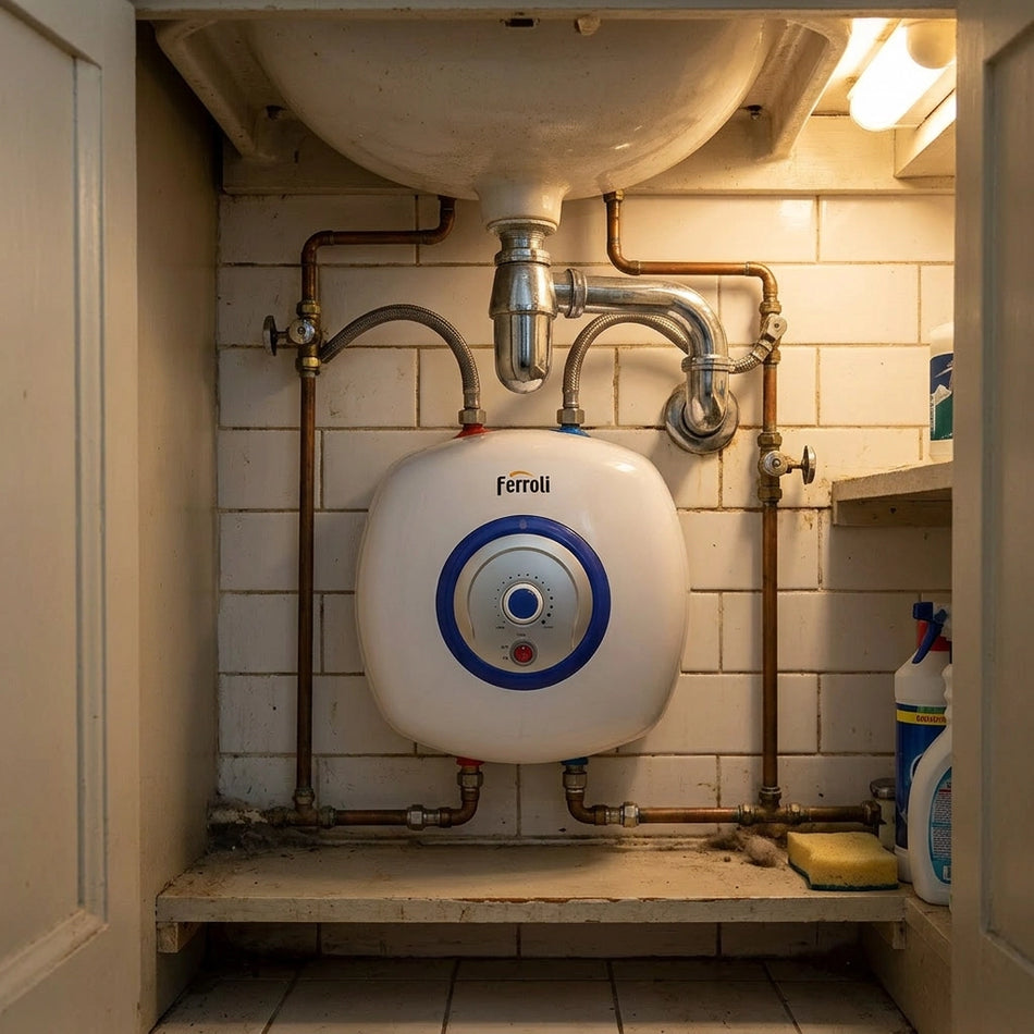 Ferroli Bravo 10L 2kW Under-Sink Unvented Electric Water Heater SN10SVE2.0U