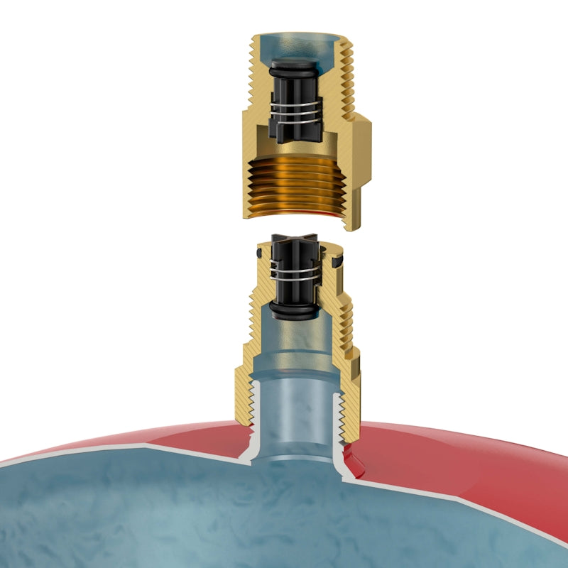 Flamco Flexfast Expansion Vessel Service Valve - 3/4