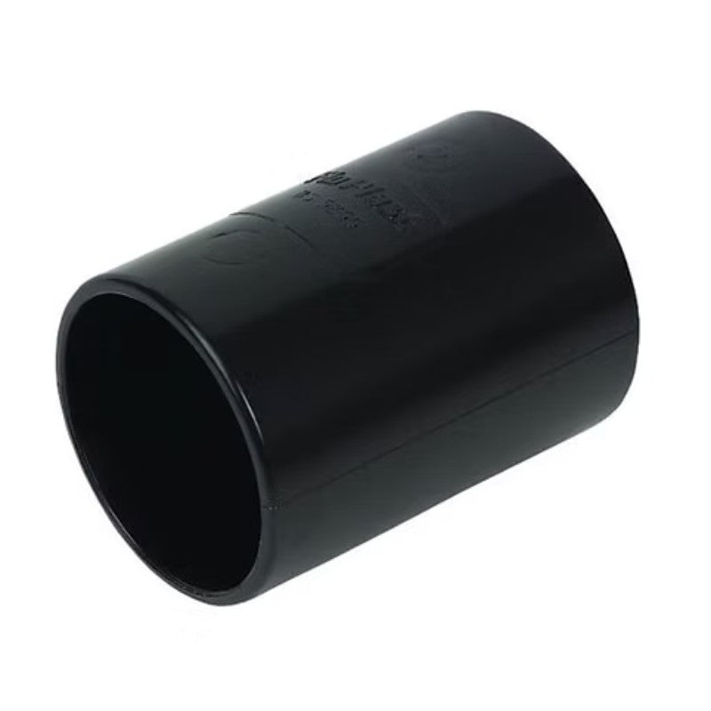 FloPlast 21.5mm Black Overflow Fittings: Coupling, Bends, Clip