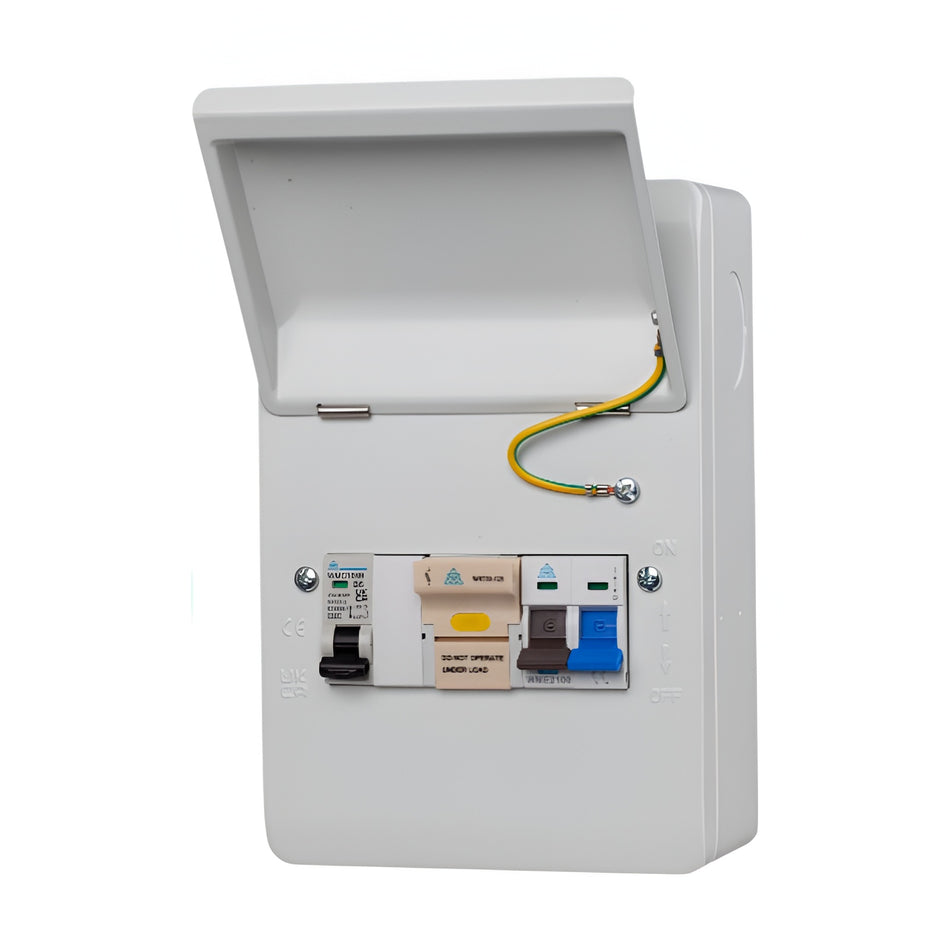 WCED Fused Isolator Board 6-Way/8-Way | 32A MCB 63A Fuse
