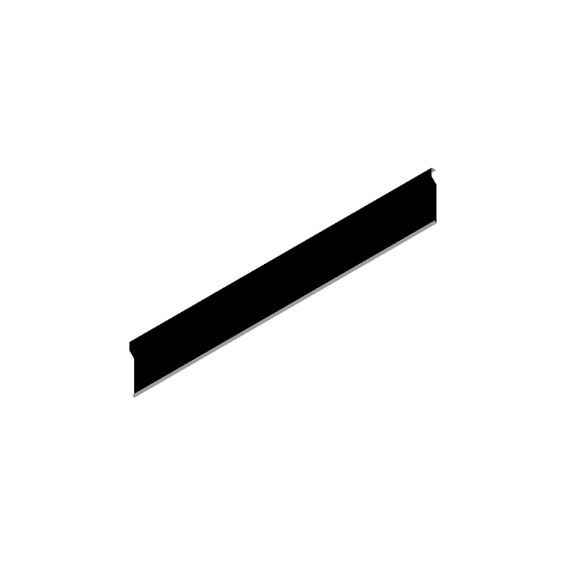 GSE Black Portrait Lateral Flashing for Roof Integrated Solar PV