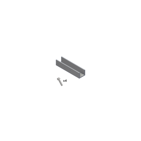 GSE Ground Mount EVOLUTION Rail Connect with screws