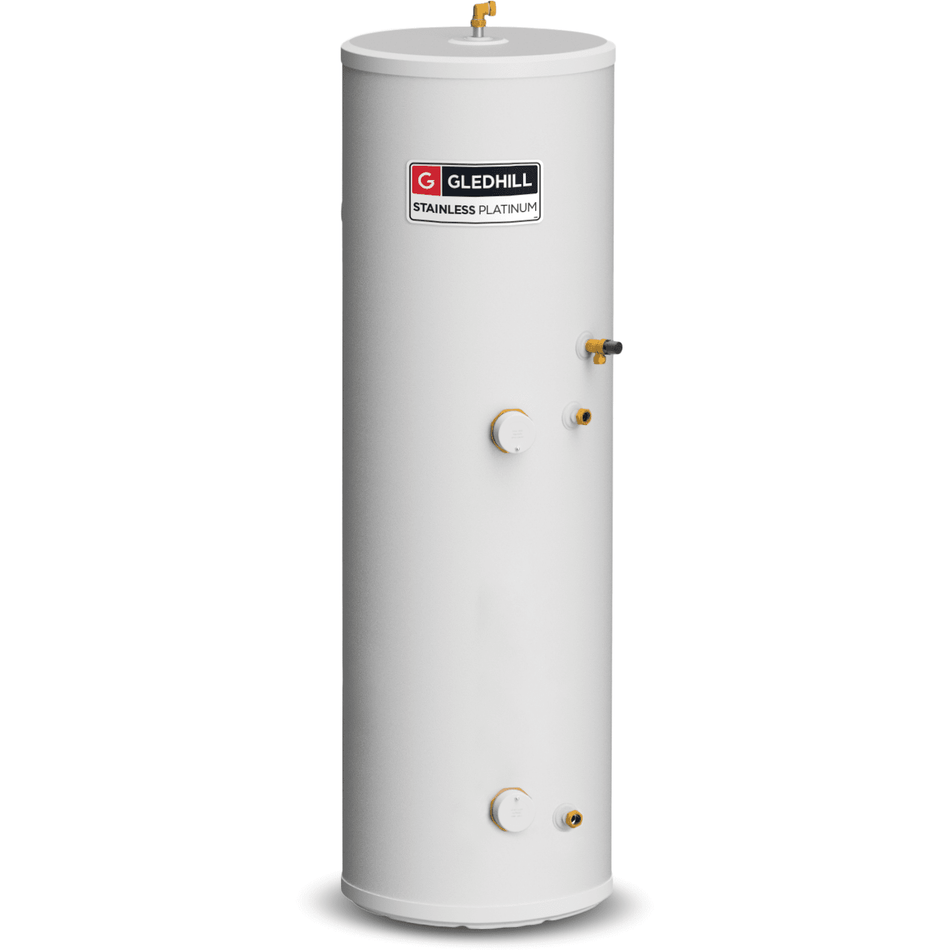 Gledhill Stainless Platinum Unvented 210 Litre Cylinder - Direct