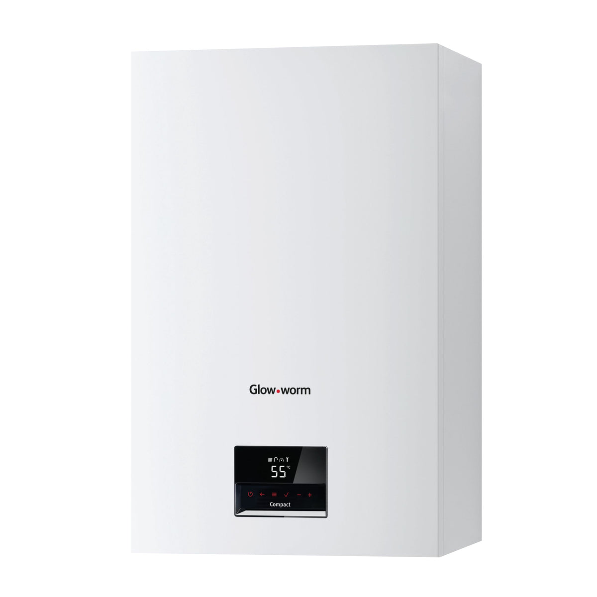 Glow-worm Compact 24C LPG Combi Boiler, Horizontal Flue and System Filter