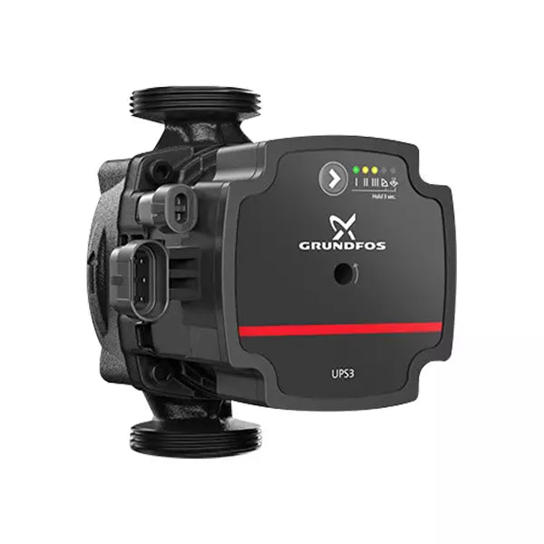 Grundfos UPS3 15-50/65 130 Circulating Pump designed for efficient water circulation in heating systems.