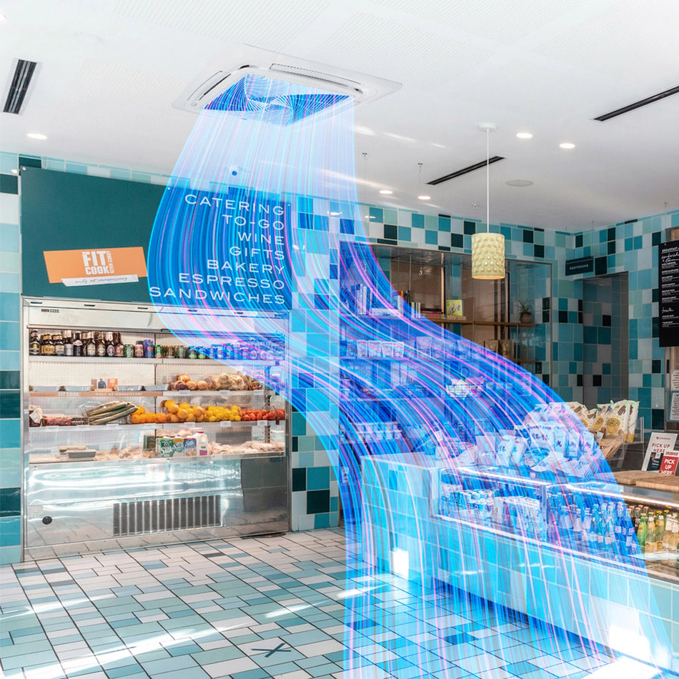 Haier 7kW Round Flow Cassette Air Conditioner Kit – 360° Ceiling Cassette, for Offices & Retail