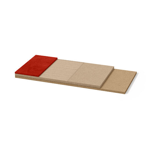 Dual Board Overlay System Boards for Underfloor Heating