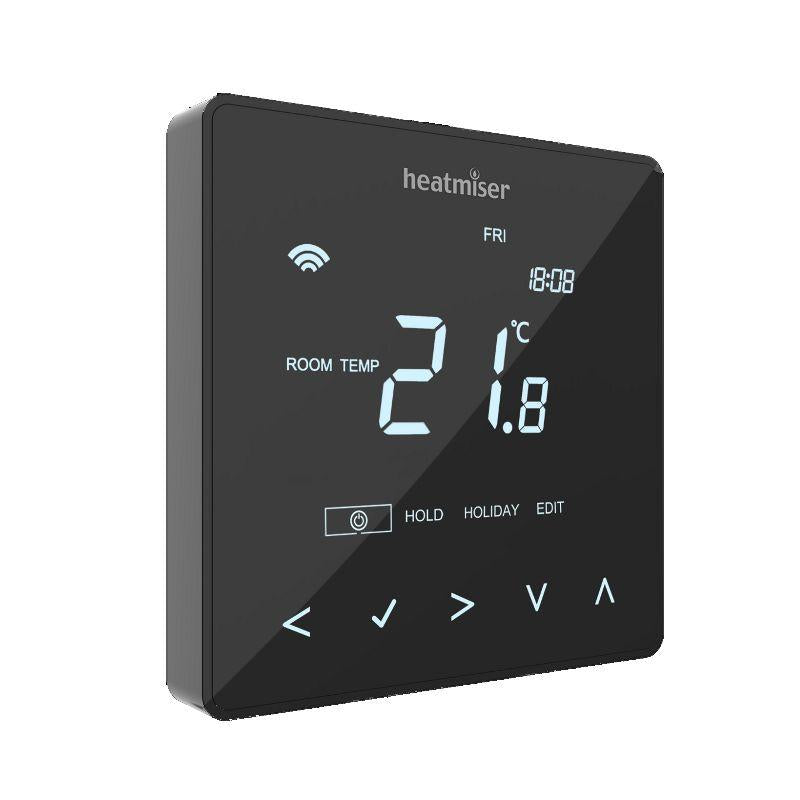 Heatmiser neoStat WiFi Thermostat Black Carbon