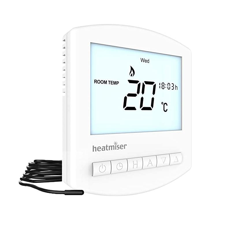 Heatmiser Slimline-e v3 Programmable Electric Floor Heating Thermostat