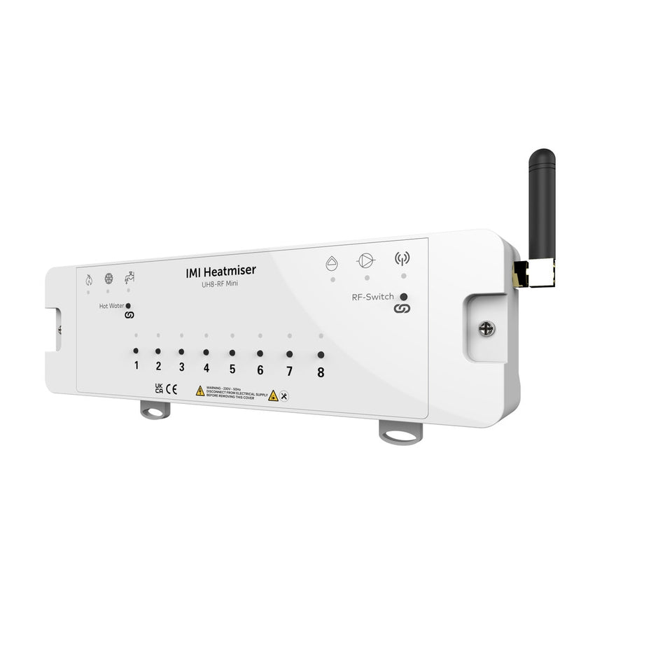 IMI Heatmiser UH8-RF Mini 8 Zone Wireless Wiring Centre