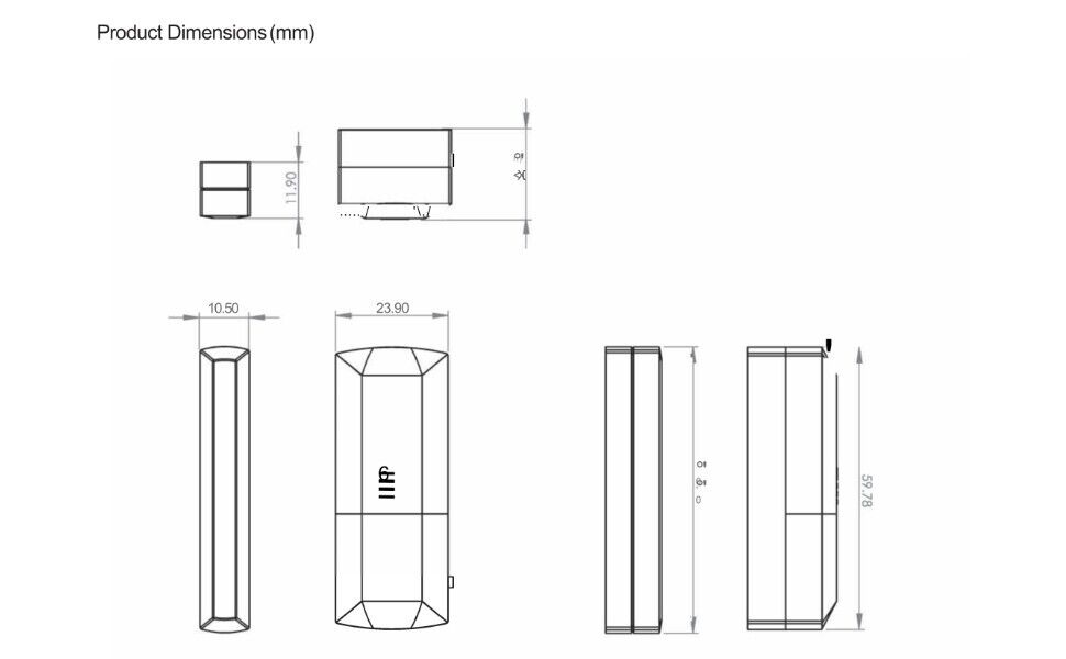Heatmiser Wireless Window and Door Contact Sensor