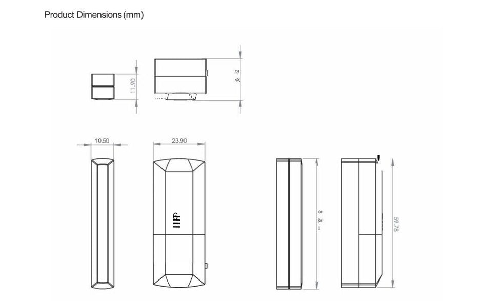 Heatmiser Wireless Window and Door Contact Sensor