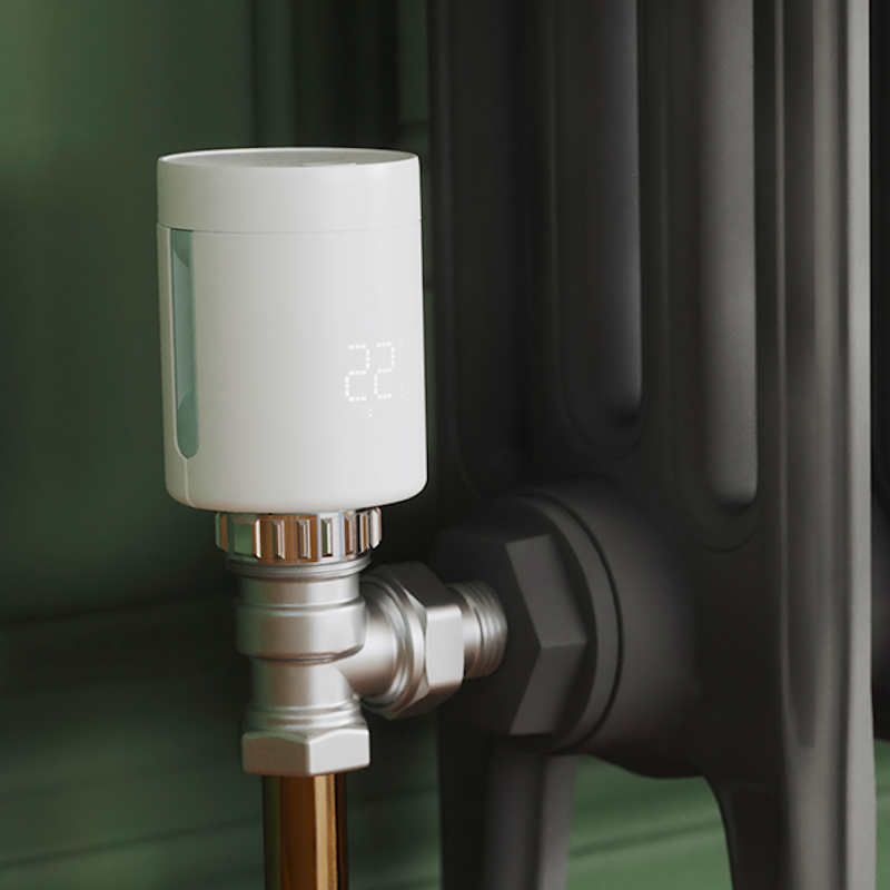 Heatmiser neoFlo Smart Thermostatic Radiator Valve Head – Wireless Smart TRV for neo System