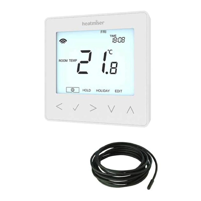 Heatmiser neoStat-e V3 – Electric Floor Heating Thermostat White