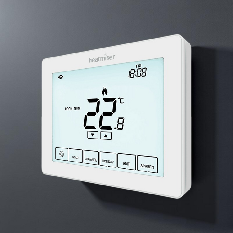 Heatmiser Touch Heatmiser Room Thermostat Heatmiser TM4 V2 230V