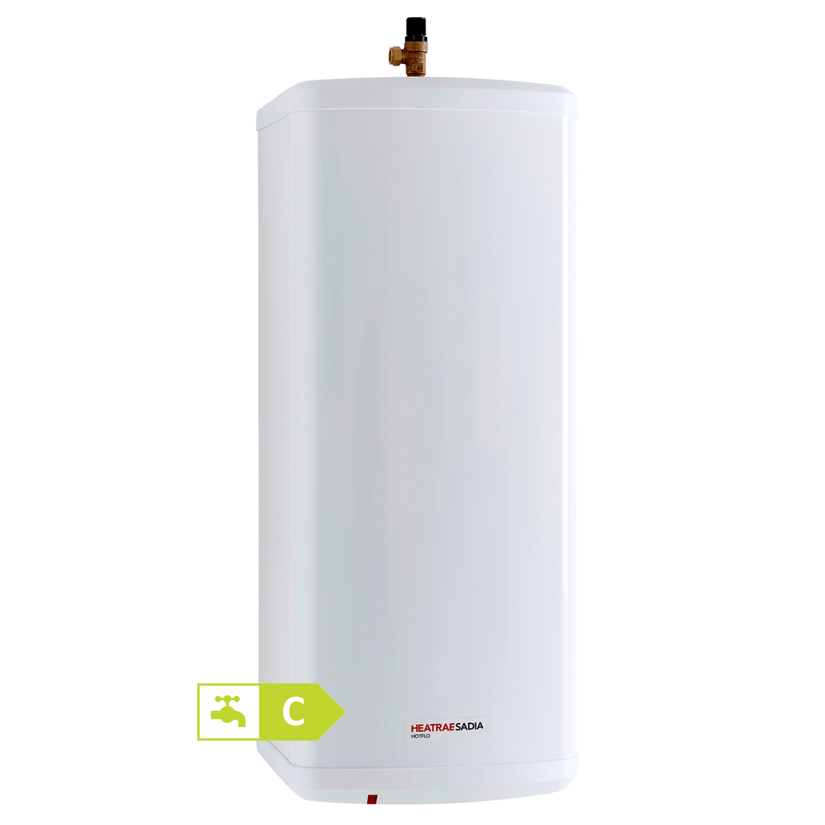 Heatrae Sadia Hotflo 50L 3kW Horizontal Unvented Water Heater | ErP Compliant Electric Cylinder