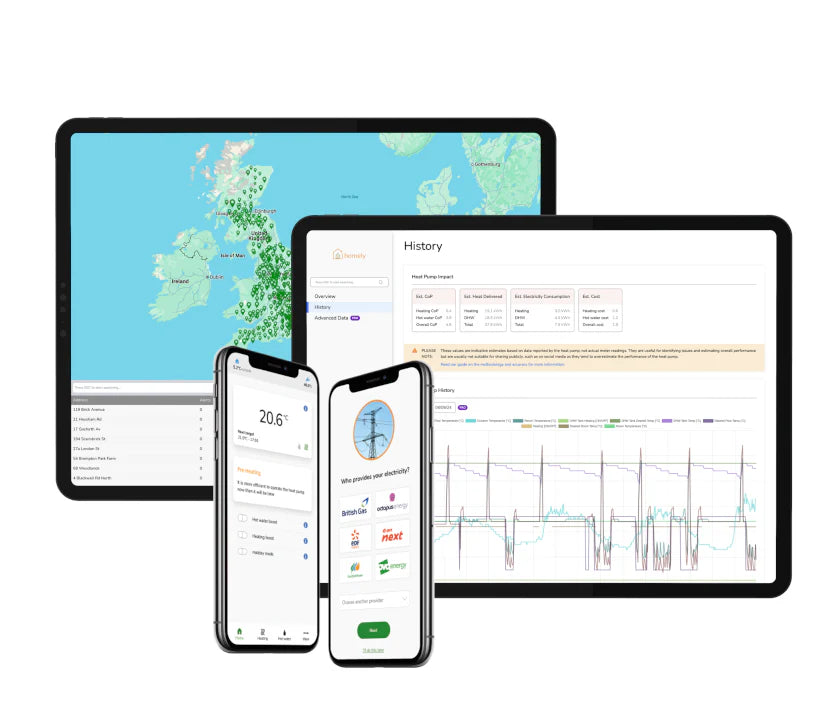 Homely Smart Controller (Hub + Node) for Heat Pumps