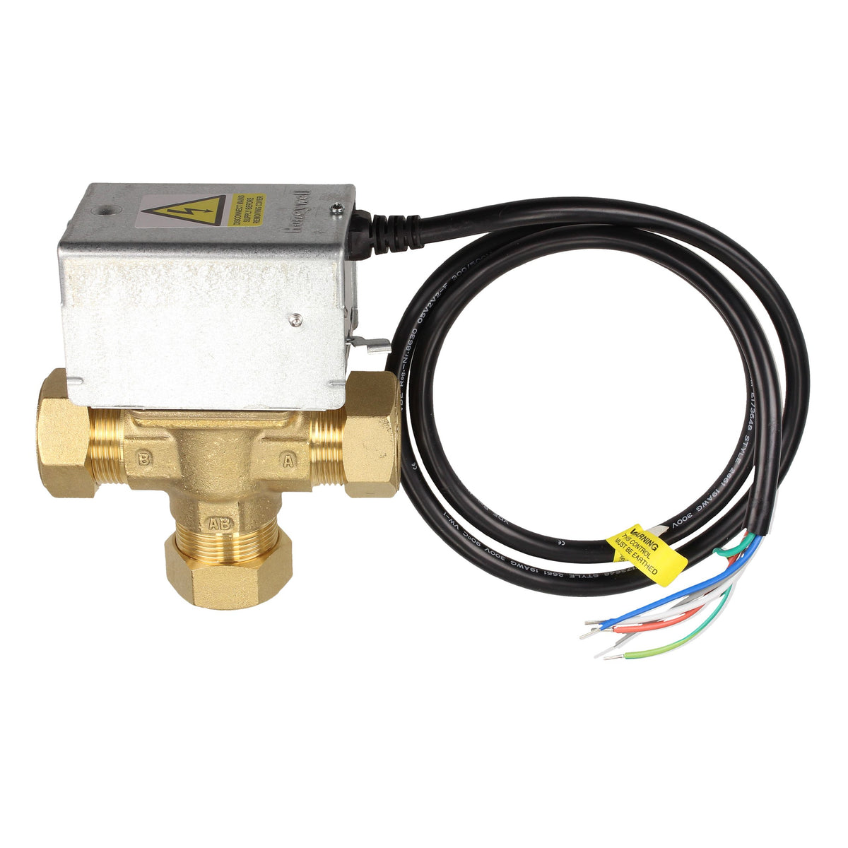 Honeywell Home 22mm Motorised 3 Port Mid-Position Valve - V4073A1039/U Y-Plan Diverter Valve