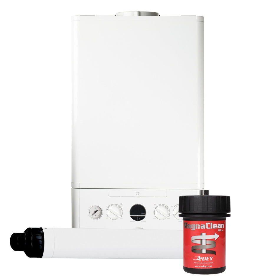 Ideal Atlantic C24 Combi Boiler, Horizontal Flue & MagnaClean Micro1 Filter Bundle