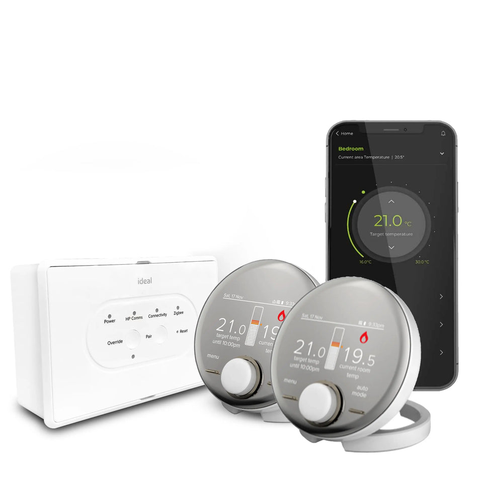 Ideal Heating Halo Air Wi-Fi 2-Zone Programmable Room Thermostat