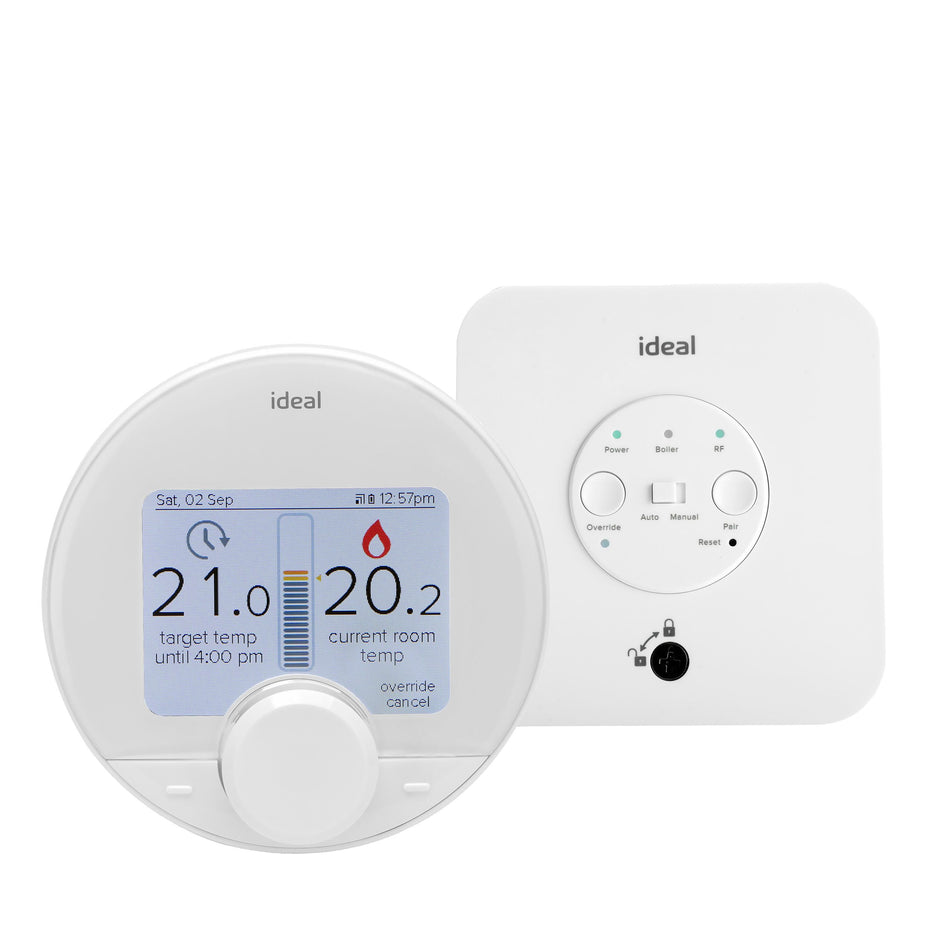 Ideal Heating Halo Lite RF OpenTherm Wireless Combi Programmable Room Thermostat 237423 Boiler Plus Load Compensation Single Zone PRT