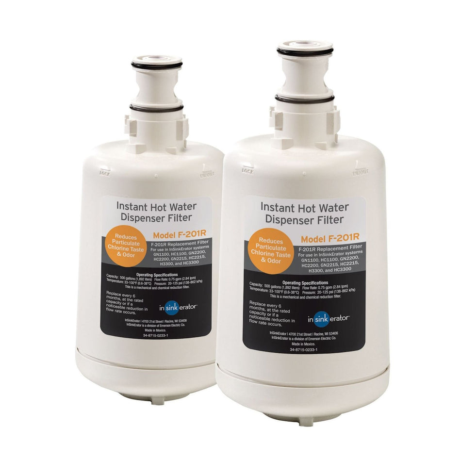 InSinkErator F-201R Soft Water Filter Single Unit for Hot Taps