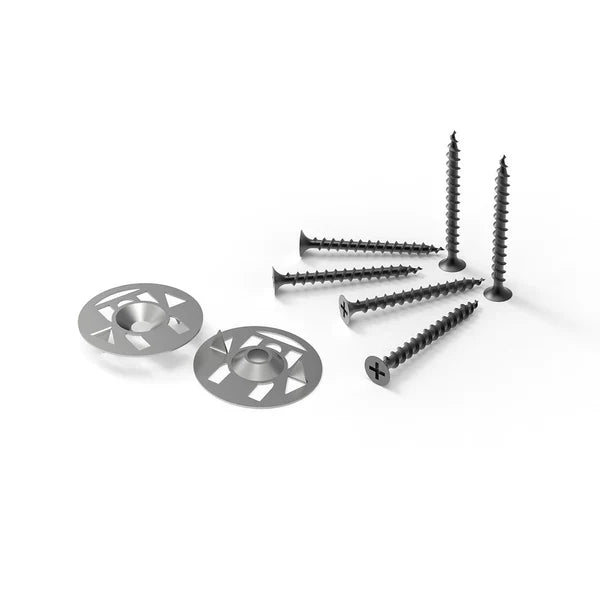 Tile Backer Insulation Boards Fixing Pack Galvanised Washers and Screws