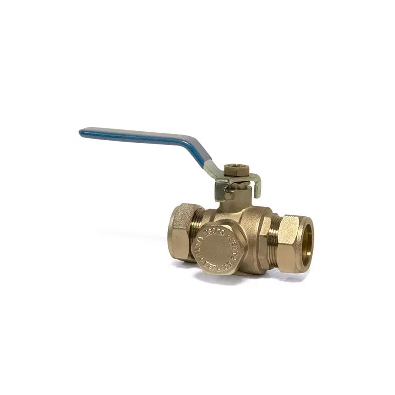 Intatec BVF35 Heat Pump Ball Valve with 500 Micron Filter – 35mm Compression
