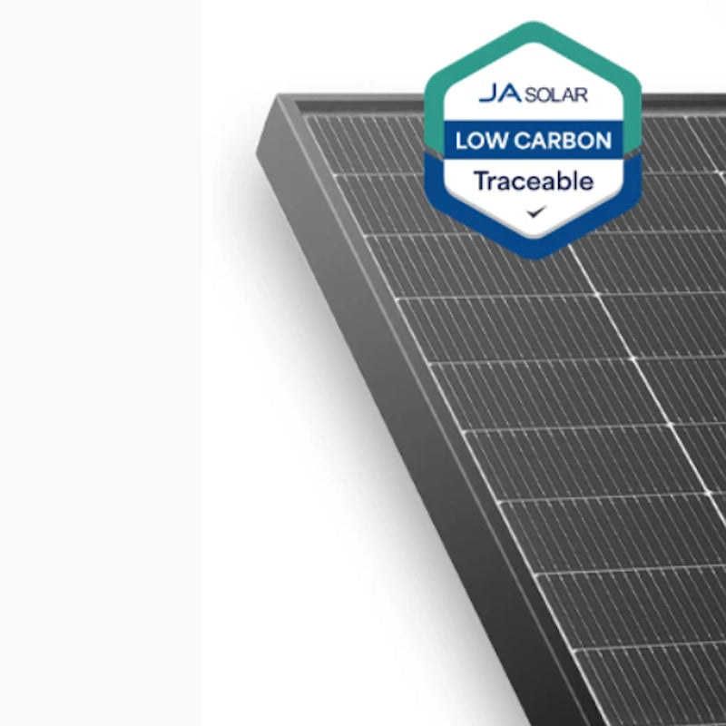 JA Solar 455W N-type bifacial solar panel black frame — DeepBlue 4.0 LB Traceable