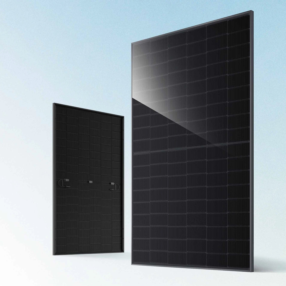 JA Solar 450W N-type, Double Glass Bifacial LB Traceable Low Carbon, 54 Cell, All Black, MC4