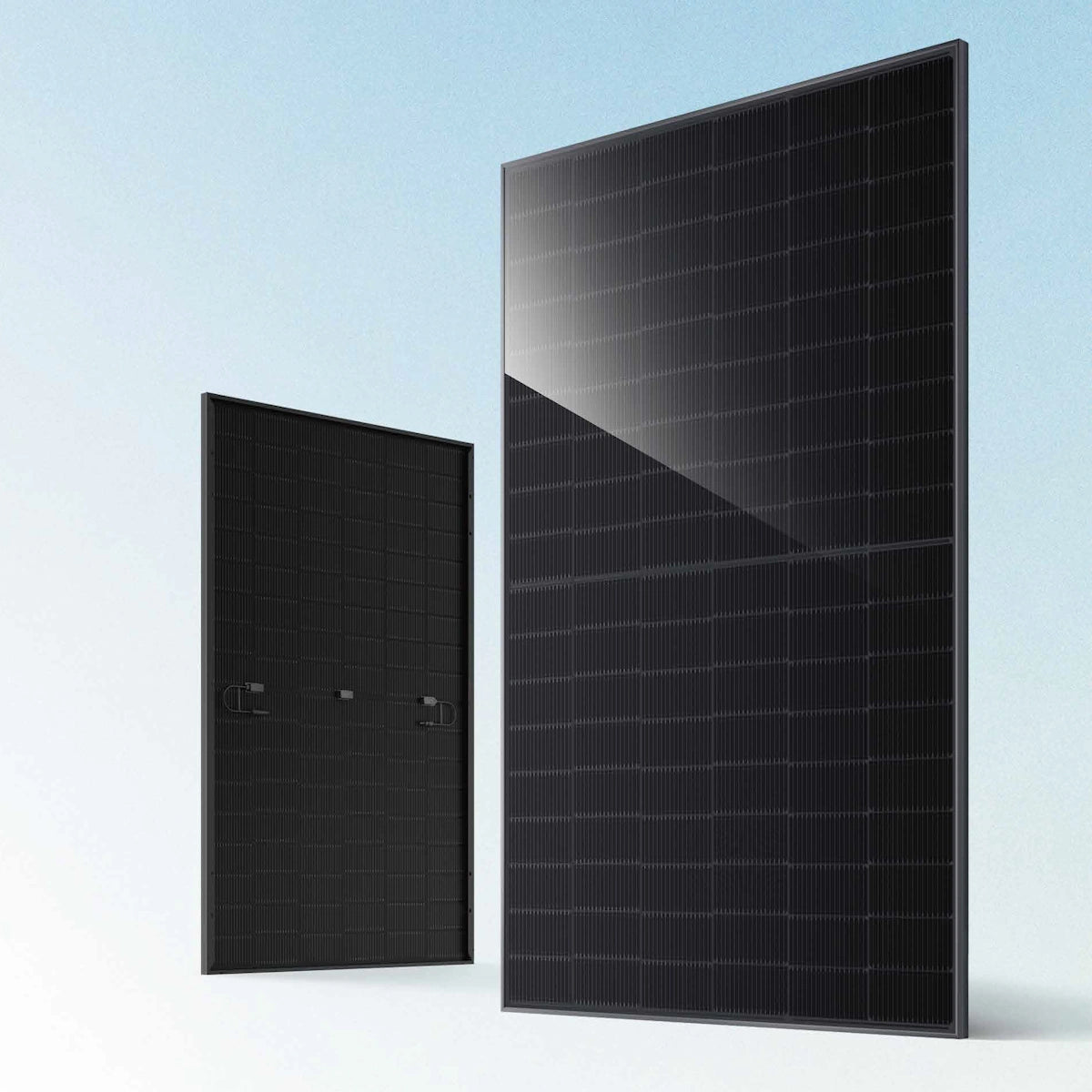 JA Solar 450W N-type, Double Glass Bifacial LB Traceable Low Carbon, 54 Cell, All Black, MC4