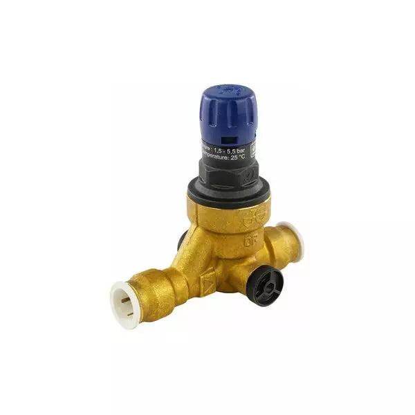 15mm Pressure Reducing Valve with Push Fit Connections