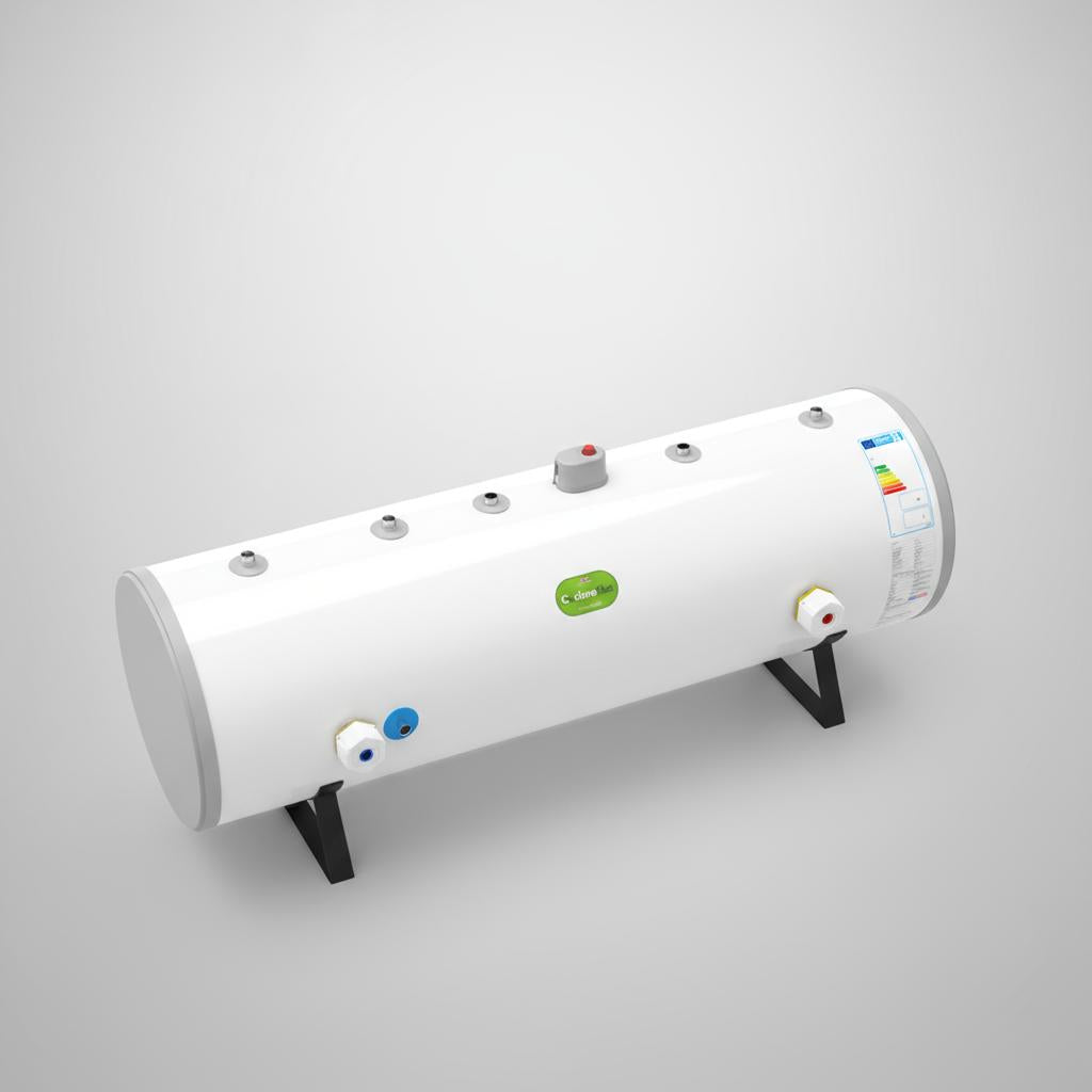 Joule Cyclone Plus Indirect Horizontal 120–300L Unvented Hot Water Cylinder | JCPIDHO, Mains Pressure, Duplex Stainless Steel