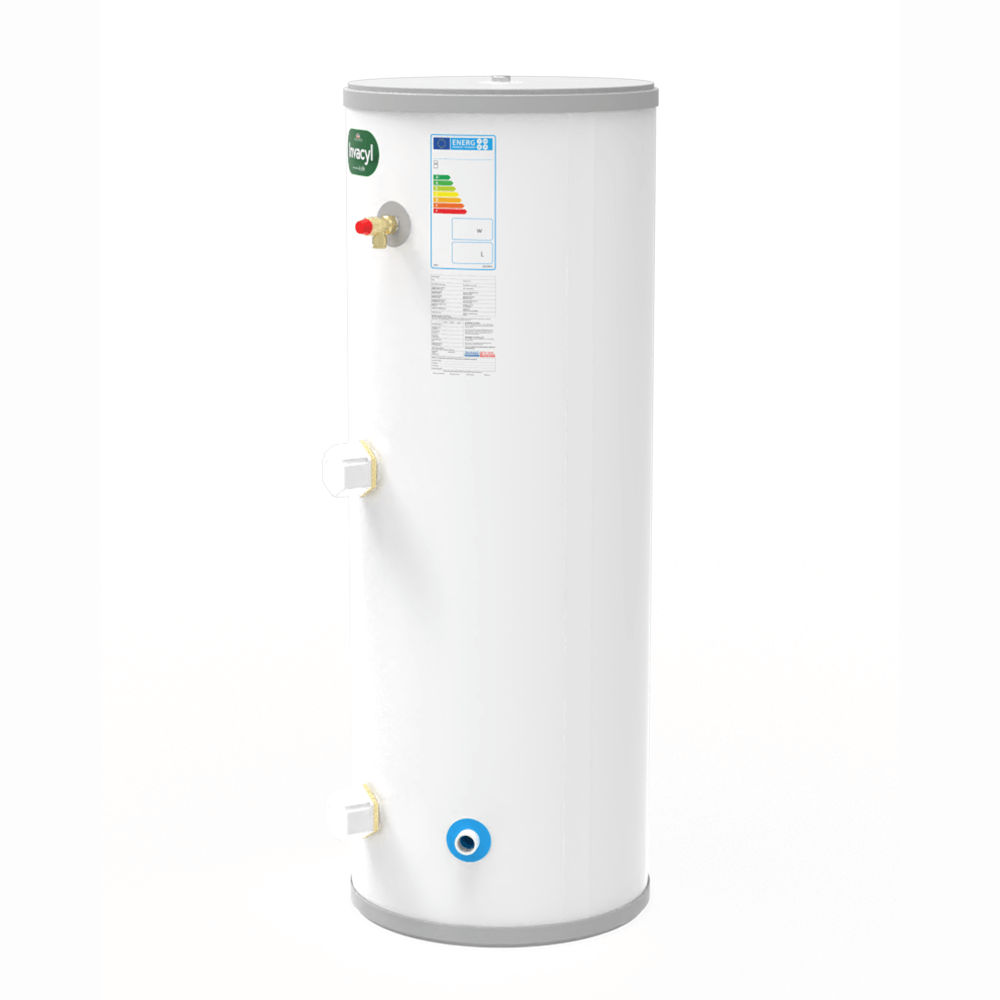 Joule Invacyl Direct Unvented Hot Water Cylinder 90-300 Litres TRBMVD Duplex Stainless Steel Two Immersion Heaters Including G3 Kit
