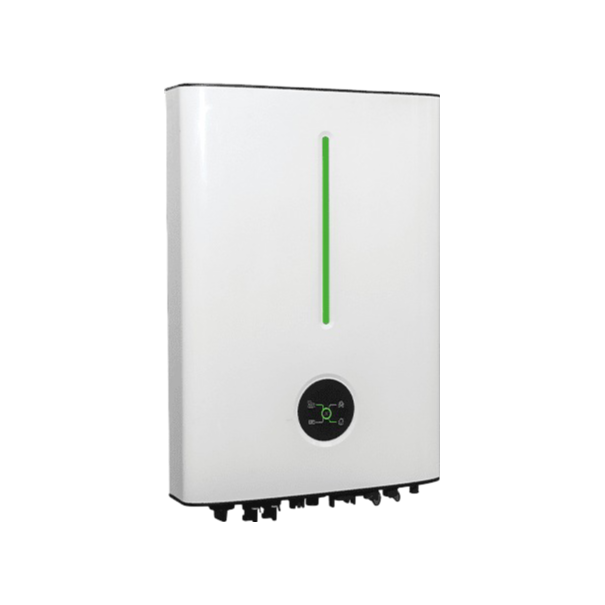 Livoltek 5kW All-in-One Bundles hybrid inverter with sleek design and status indicator light.