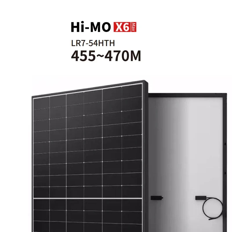 Longi 460W Hi-MO X6 Max Artist HPBC Half Cell All Black SDM1
