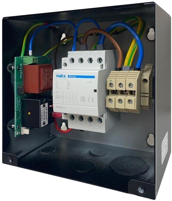 Matt:e Single Phase Monitoring and Protection Device with Terminals