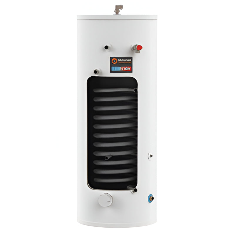 McDonald Water Storage 170 Litre STEELFlow Heat Pump Cylinder with integrated 30L Buffer for efficient heating.
