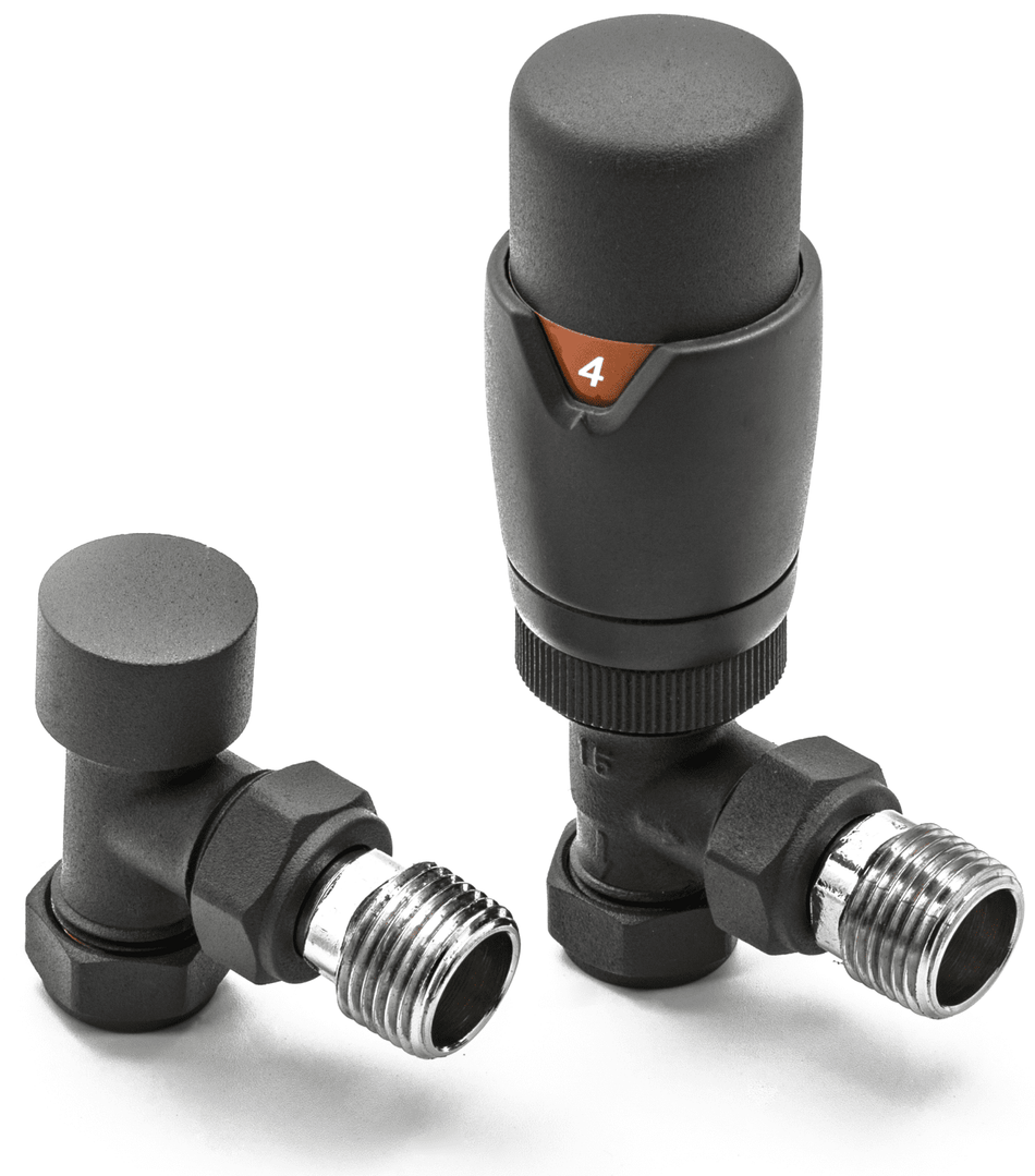 Reina Modal TRV Angled Anthracite with Lockshield