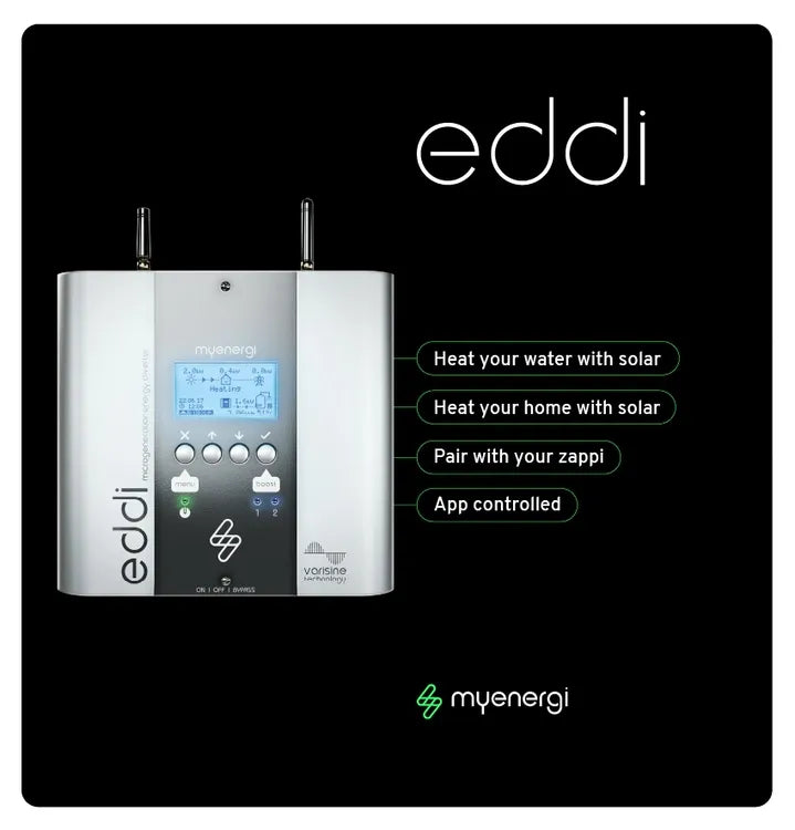 myenergi eddi 2.1 Solar Energy Diverter – Single Phase, WiFi & Ethernet
