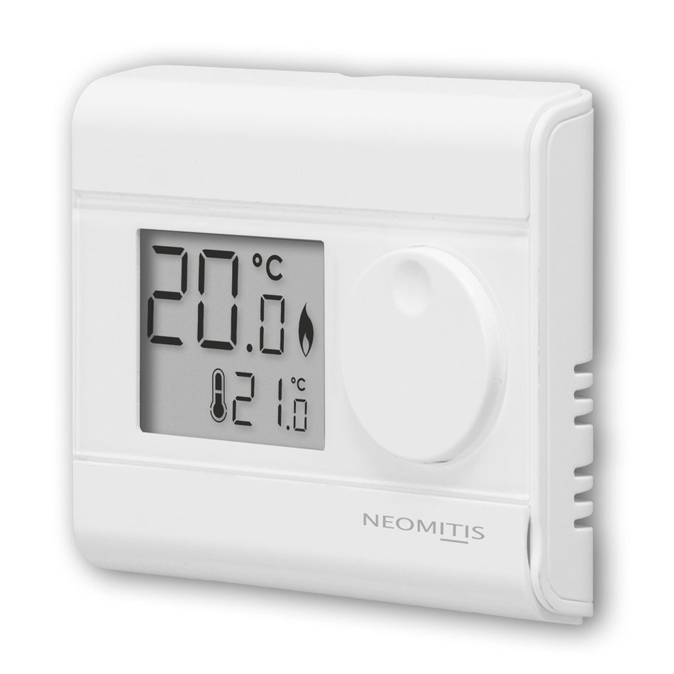 Neomitis 230V Wired Digital Room Thermostat | RT0 | Large LCD Display