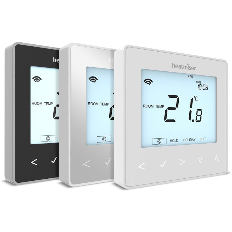 Heatmiser neoStat-e V2 – Electric Floor Heating Thermostat Black