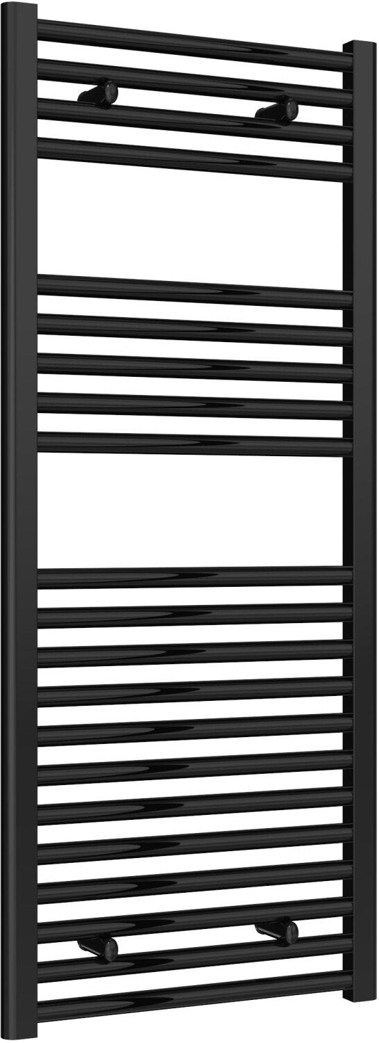 Reina Diva AG50120BF Black Flat Towel Rail 500mm x 1200mm