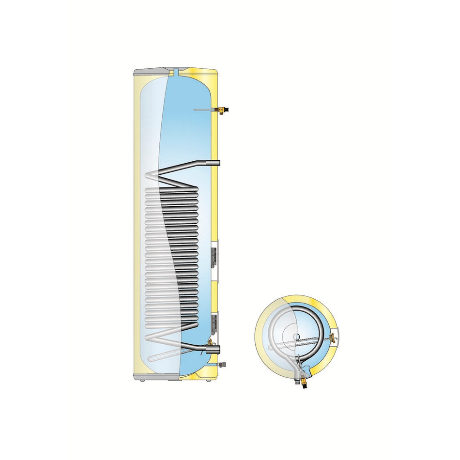 OSO Slimline HP 150SL 150 Litre Heat Pump Unvented Cylinder