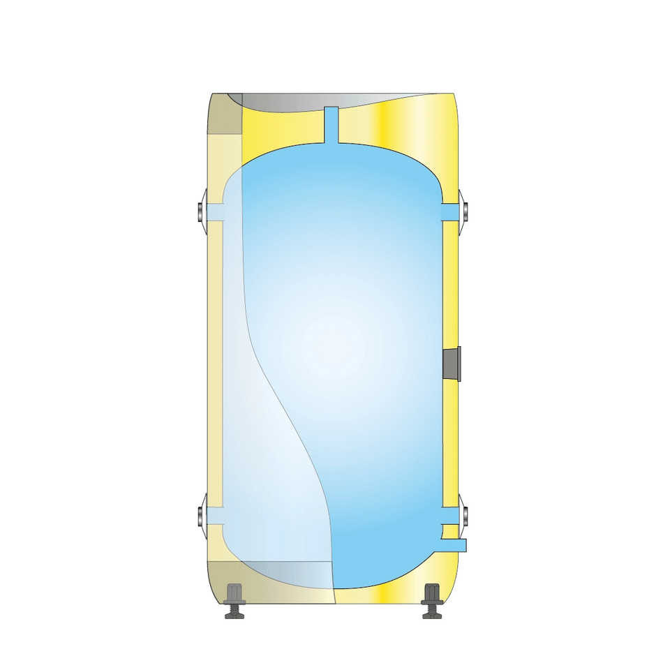 OSO ACCU A200 200L Stainless Steel Buffer Tank for Heat Pumps