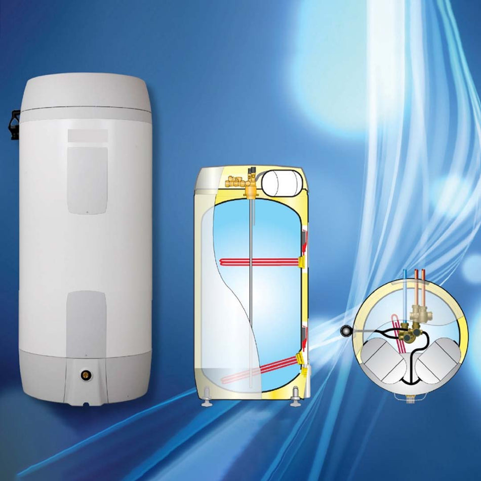 OSO S2X 150L Unvented Direct Hot Water Cylinder Pre-Plumbed