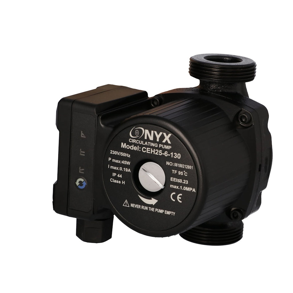 Onyx CEH25-60/130 A-Rated High-Efficiency Circulating Pump – 130mm, 6m Head, 230V