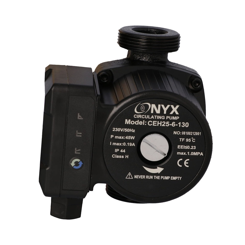 Onyx CEH25-60/130 A-Rated High-Efficiency Circulating Pump – 130mm, 6m Head, 230V