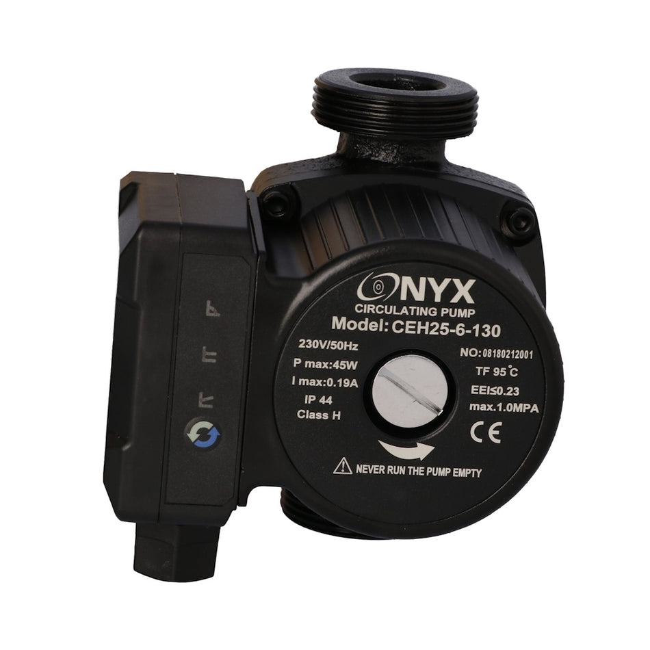 Onyx CEH25-60/130 A-Rated High-Efficiency Circulating Pump – 130mm, 6m Head, 230V
